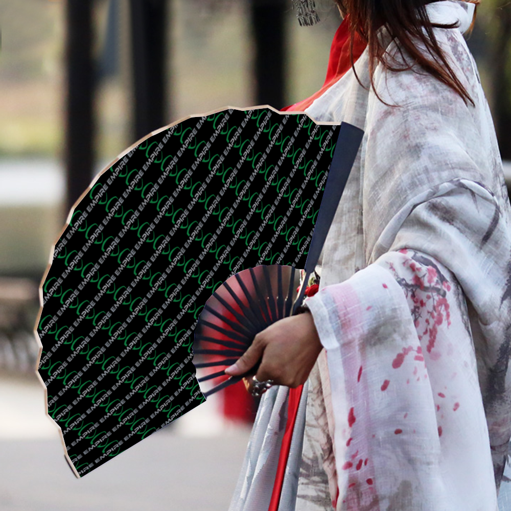 Double-side Hand-held Folding Fan