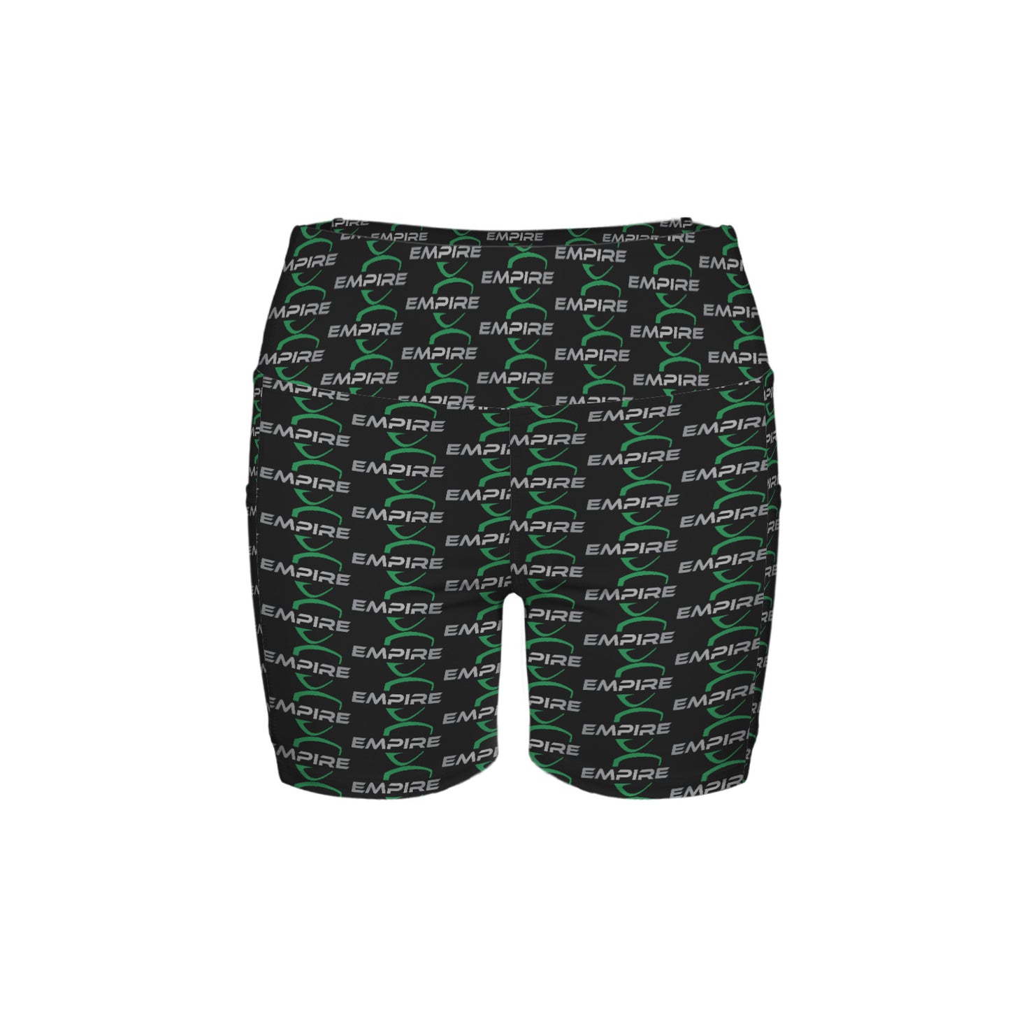 High Waist Deep Pockets Yoga Shorts