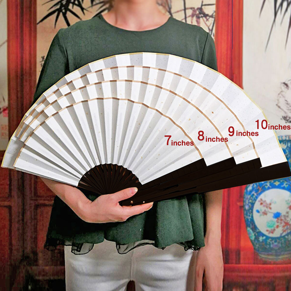 Double-side Hand-held Folding Fan