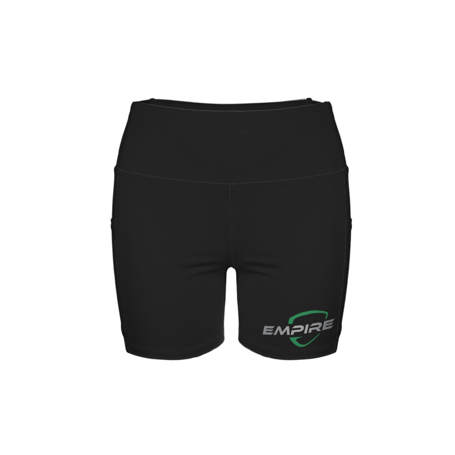 High Waist Deep Pockets Yoga Shorts